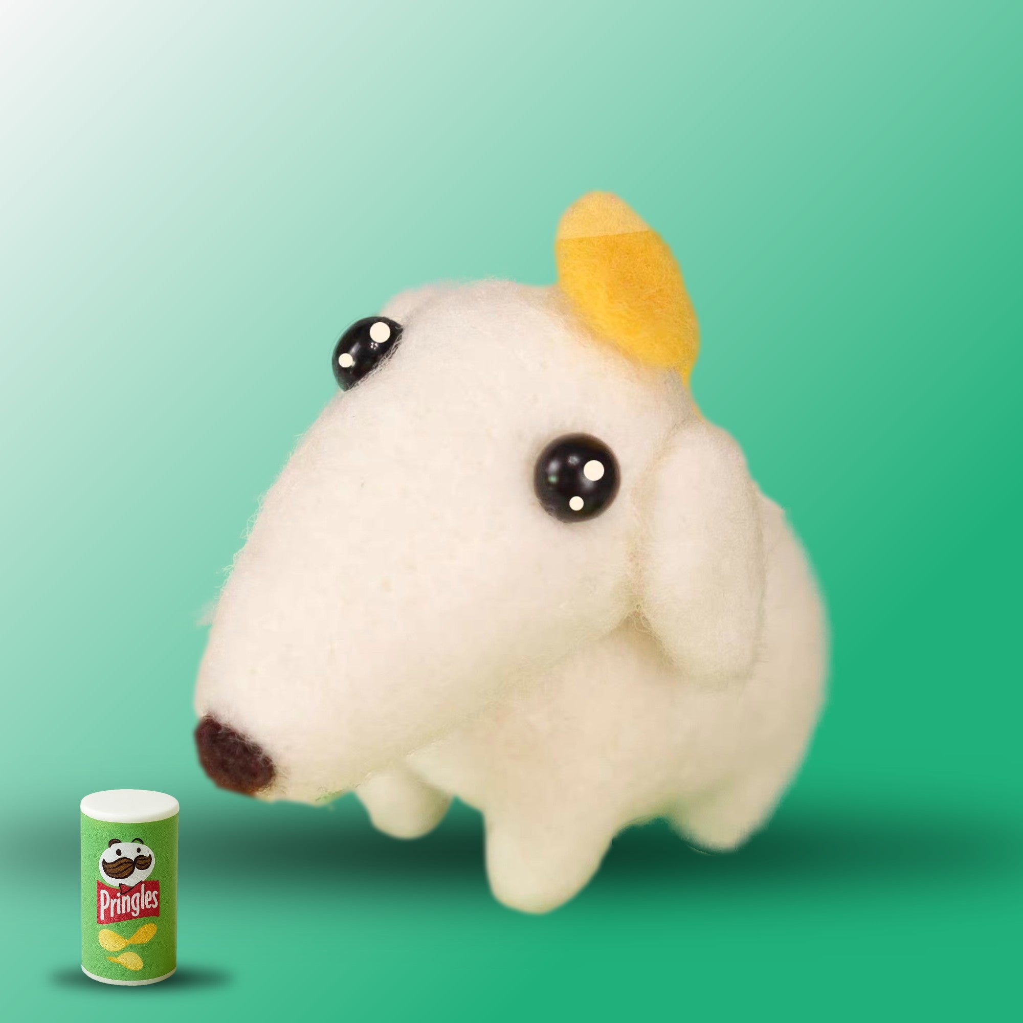 Chippy Long-Nose Pup DIY felting kit by Joypok.”