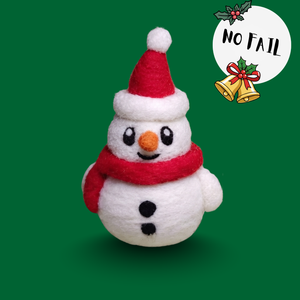 Merry-Merry Snowman Needle Felting Kit