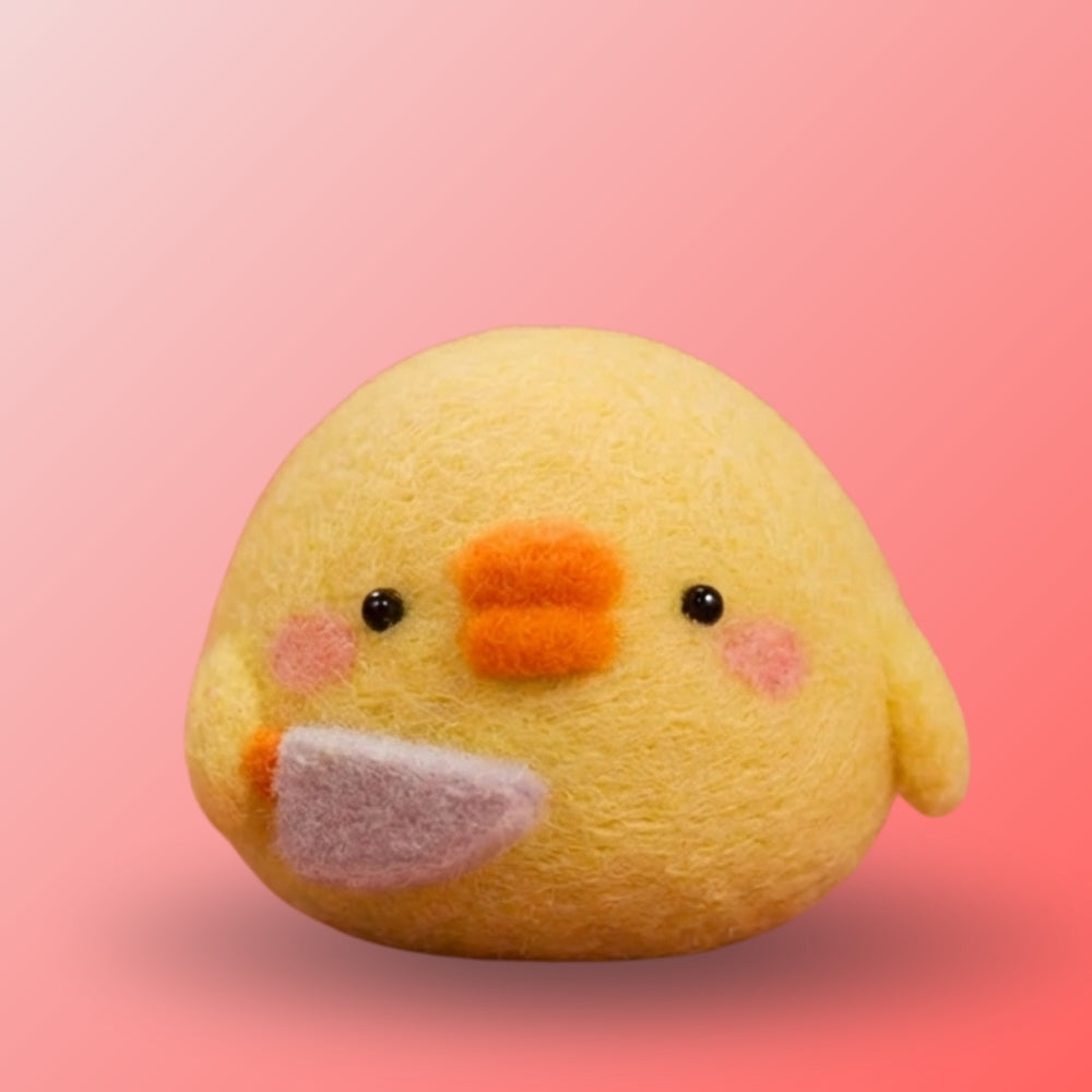Chirpy Baby Chick DIY felting kit by Joypok.