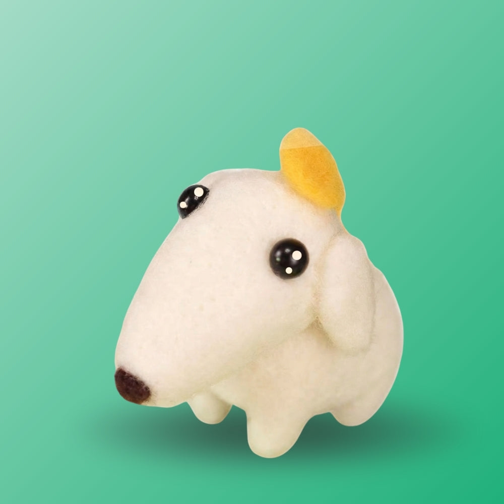 Chippy Long-Nose Pup DIY felting kit by Joypok.”