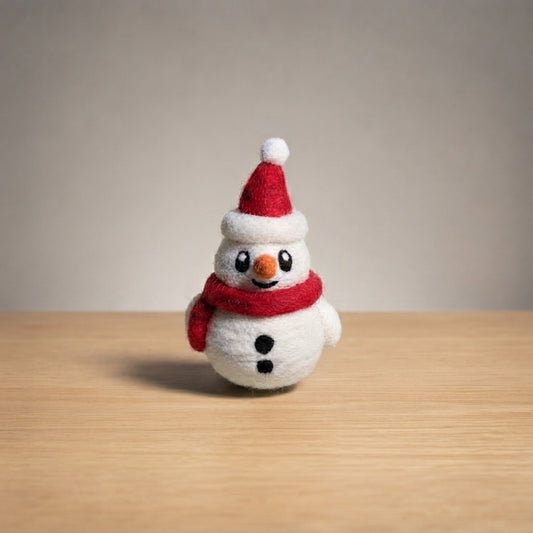 Merry-Merry Snowman Needle Felting Kit