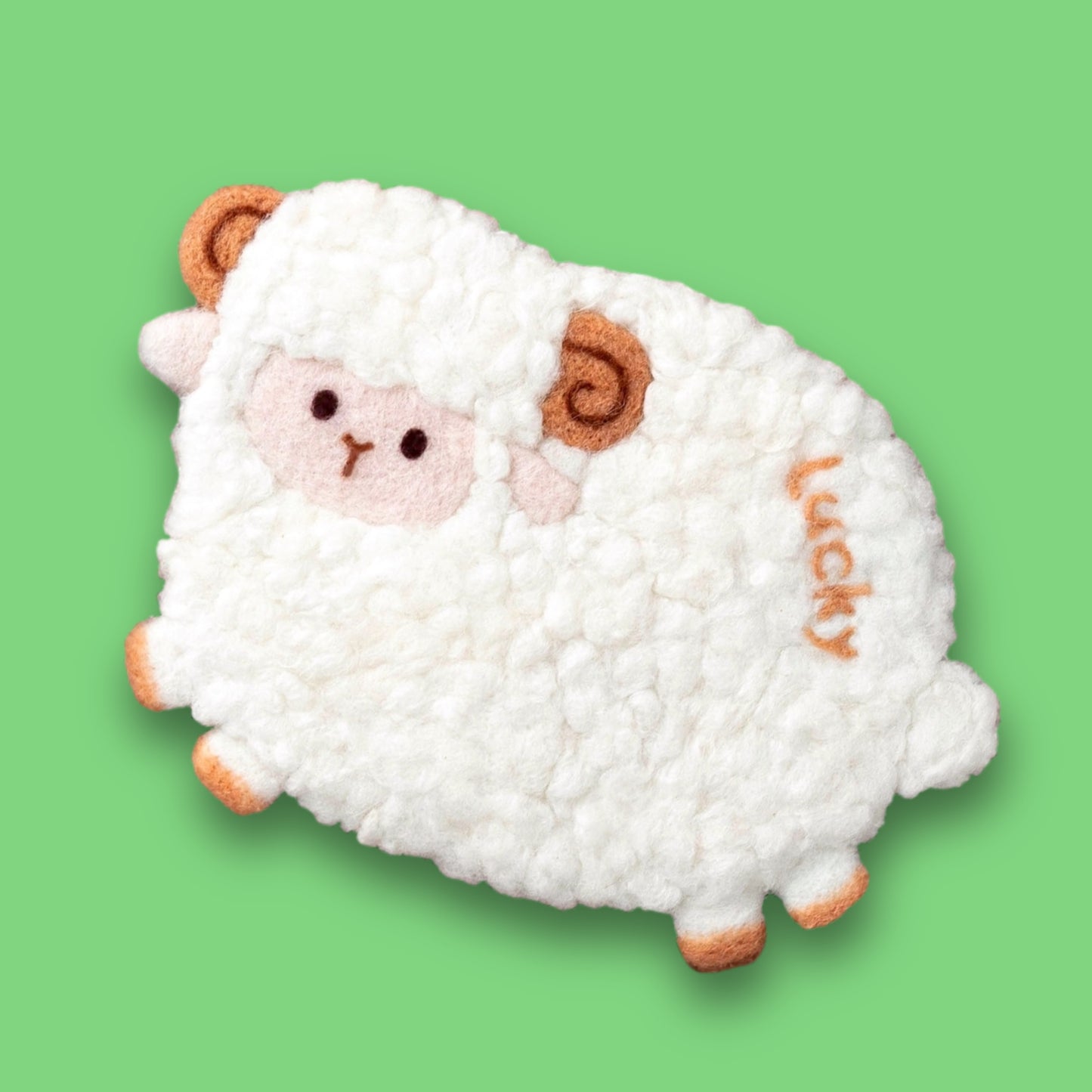 Lucky Sheep DIY felting kit by Joypok.